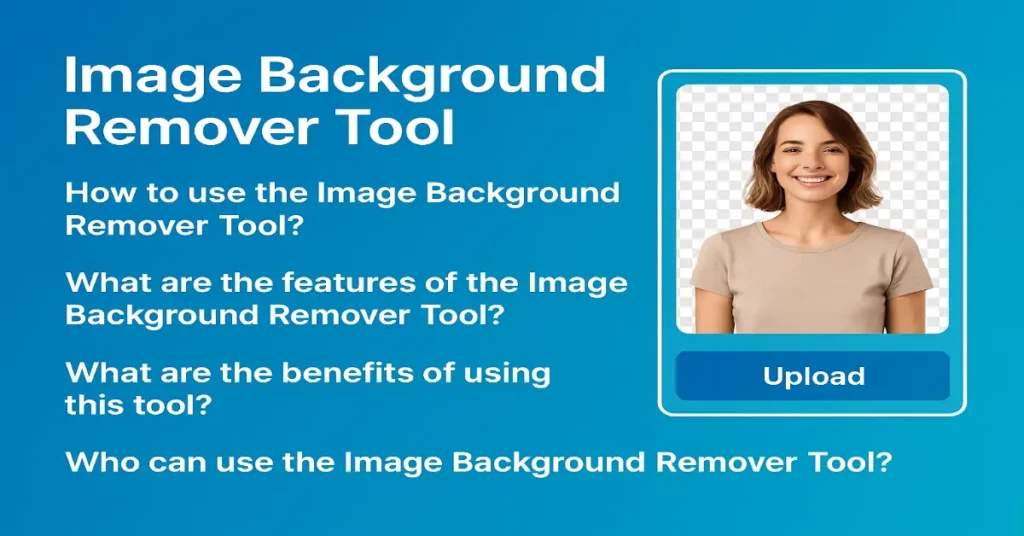 Online tool to remove image backgrounds automatically and easily